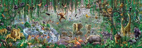 SunsOut (71610) - Adrian Chesterman: "African Mural" - 500 pezzi