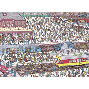 Nathan (87219) - "Where is Charlie? At the Railway Station" - 500 pezzi