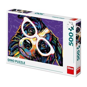 Dino (50235) - "Dog with Glasses" - 500 pezzi