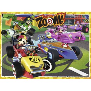 Ravensburger (10974) - "Mickey and the Roadster Racers" - 100 pezzi