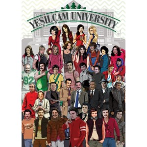 Art Puzzle (4588) - "Yesilcam University" - 1500 pezzi