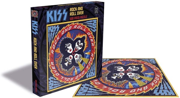 Zee Puzzle (25645) - "Kiss, Rock and Roll Over" - 500 pezzi