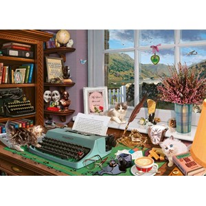 Schmidt Spiele (59920) - Steve Read: "At the Desk" - 1000 pezzi
