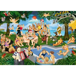 Schmidt Spiele (59687) - Beryl Cook: "Summer Festival" - 1000 pezzi