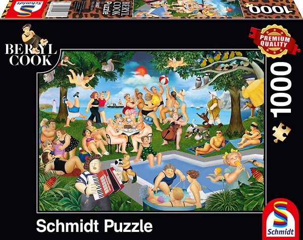 Schmidt Spiele (59687) - Beryl Cook: "Summer Festival" - 1000 pezzi