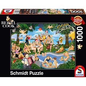 Schmidt Spiele (59687) - Beryl Cook: "Summer Festival" - 1000 pezzi