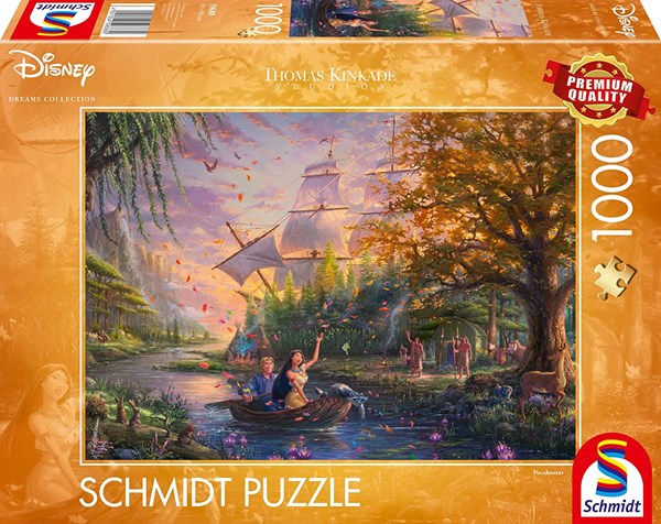 Schmidt Spiele (59688) - Thomas Kinkade: "Disney, Pocahontas" - 1000 pezzi