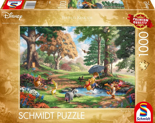 Schmidt Spiele (59689) - Thomas Kinkade: "Disney, Winnie The Pooh" - 1000 pezzi