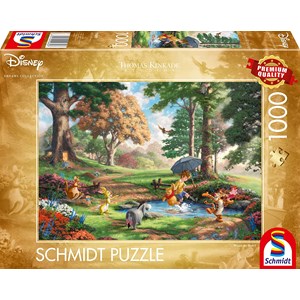 Schmidt Spiele (59689) - Thomas Kinkade: "Disney, Winnie The Pooh" - 1000 pezzi