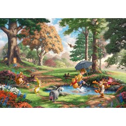 Schmidt Spiele (59689) - Thomas Kinkade: "Disney, Winnie The Pooh" - 1000 pezzi