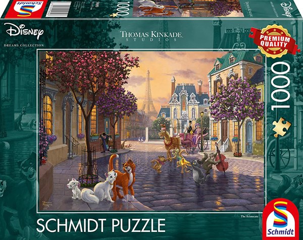 Schmidt Spiele (59690) - Thomas Kinkade: "Disney, The Aristocats" - 1000 pezzi