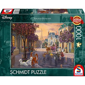 Schmidt Spiele (59690) - Thomas Kinkade: "Disney, The Aristocats" - 1000 pezzi