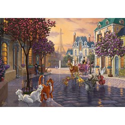 Schmidt Spiele (59690) - Thomas Kinkade: "Disney, The Aristocats" - 1000 pezzi