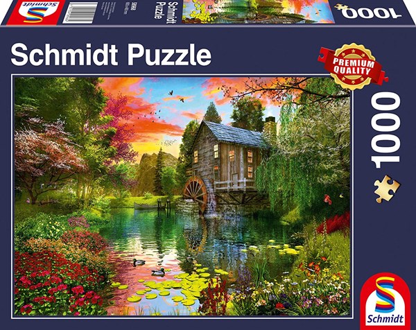 Schmidt Spiele (58968) - "The Water Mill" - 1000 pezzi