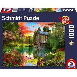 Schmidt Spiele (58968) - "The Water Mill" - 1000 pezzi