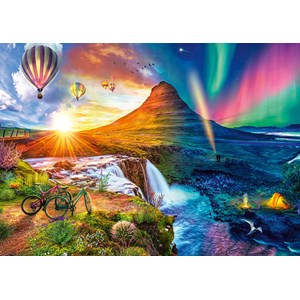 Schmidt Spiele (59908) - Lars Stewart: "Island, Night and Day" - 1000 pezzi