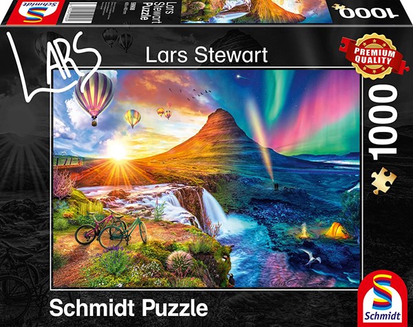 Schmidt Spiele (59908) - Lars Stewart: "Island, Night and Day" - 1000 pezzi