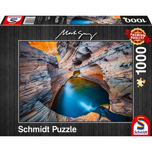 Schmidt Spiele (59922) - Mark Gray: "Indigo" - 1000 pezzi