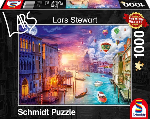 Schmidt Spiele (59906) - Lars Stewart: "Venice, Night and Day" - 1000 pezzi