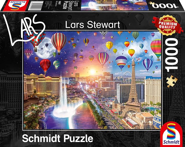 Schmidt Spiele (59907) - Lars Stewart: "Las Vegas, Night and Day" - 1000 pezzi