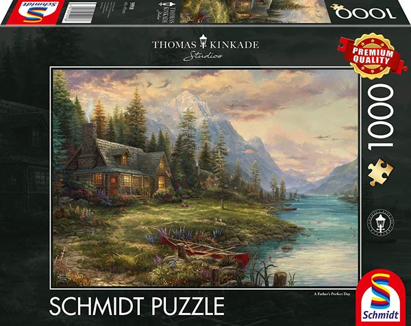 Schmidt Spiele (59918) - Thomas Kinkade: "Father's Day Outing" - 1000 pezzi