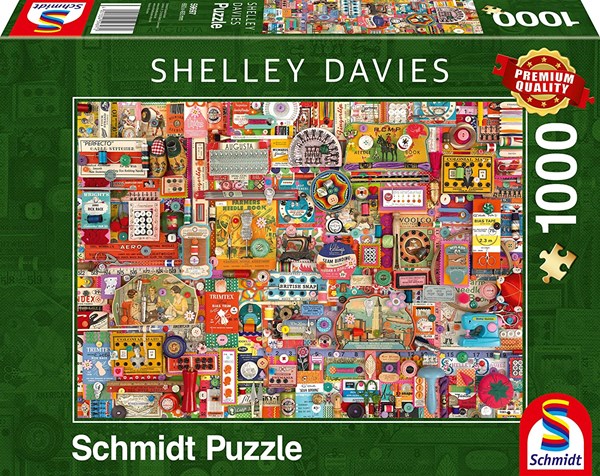 Schmidt Spiele (59697) - Shelley Davies: "Vintage Handmade Items" - 1000 pezzi