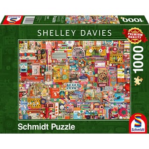 Schmidt Spiele (59697) - Shelley Davies: "Vintage Handmade Items" - 1000 pezzi