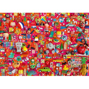Schmidt Spiele (59699) - Shelley Davies: "Vintage Toys" - 1000 pezzi
