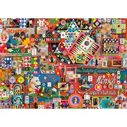 Schmidt Spiele (59900) - Shelley Davies: "Vintage Board Games" - 1000 pezzi