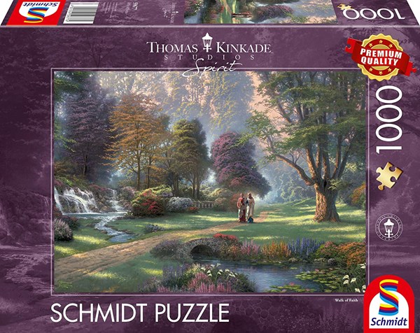 Schmidt Spiele (59677) - Thomas Kinkade: "Spirit, Way of Faith" - 1000 pezzi