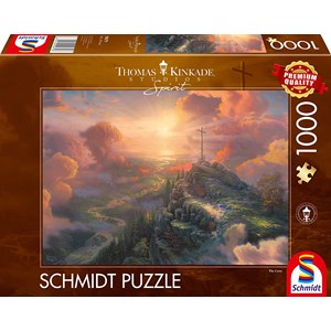 Schmidt Spiele (59679) - Thomas Kinkade: "Spirit, The Cross" - 1000 pezzi