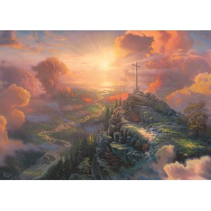 Schmidt Spiele (59679) - Thomas Kinkade: "Spirit, The Cross" - 1000 pezzi