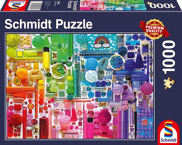 Schmidt Spiele (58958) - "Rainbow Colours" - 1000 pezzi