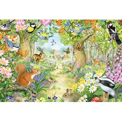 Schmidt Spiele (56370) - "Animals of the Forest" - 100 pezzi