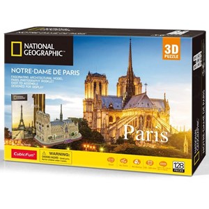 Cubic Fun (ds0986h) - "Notre-Dame de Paris" - 128 pezzi