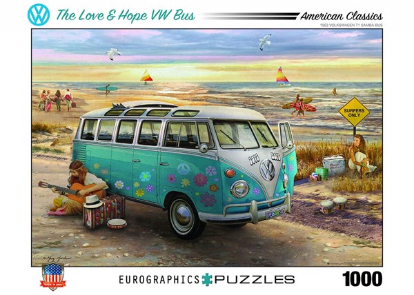 Eurographics (6000-5310) - Greg Giordano: "The Love & Hope VW Bus" - 1000 pezzi