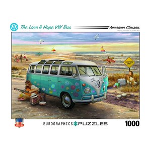 Eurographics (6000-5310) - Greg Giordano: "The Love & Hope VW Bus" - 1000 pezzi