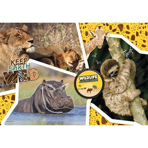 Clementoni (27143) - "Wildlife Adventure" - 104 pezzi
