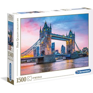 Clementoni (31816) - "Tower Bridge Sunset" - 1500 pezzi