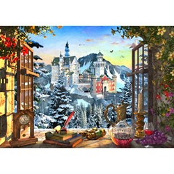 Bluebird Puzzle (70122) - "Mountain Castle" - 1000 pezzi