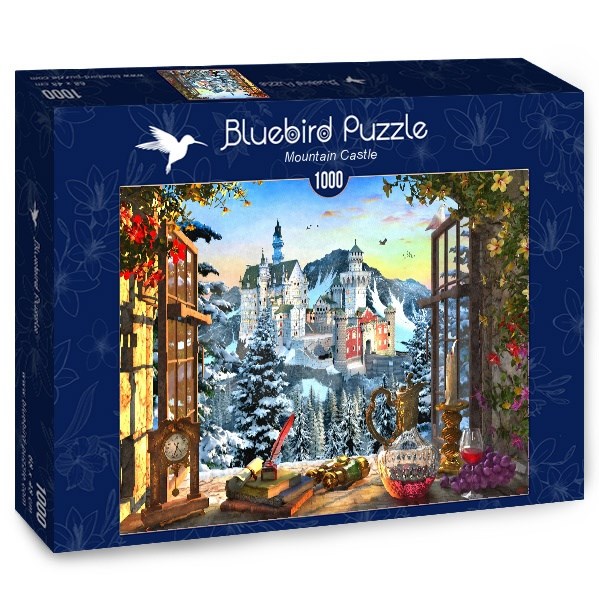Bluebird Puzzle (70122) - "Mountain Castle" - 1000 pezzi