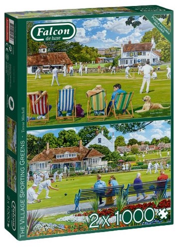 Falcon (11309) - Trevor Mitchell: "The Village Sporting Greens" - 1000 pezzi