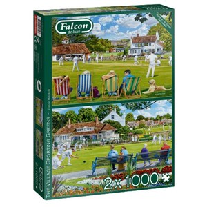 Falcon (11309) - Trevor Mitchell: "The Village Sporting Greens" - 1000 pezzi