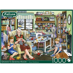 Falcon (11273) - Fiona Osbaldstone: "Granny's Sewing Room" - 1000 pezzi