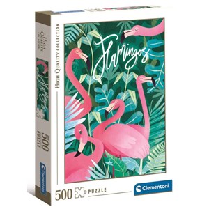 Clementoni (35101) - "Flamingoes" - 500 pezzi