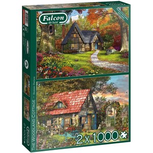 Falcon (11294) - Dominic Davison: "Woodland Cottages" - 1000 pezzi