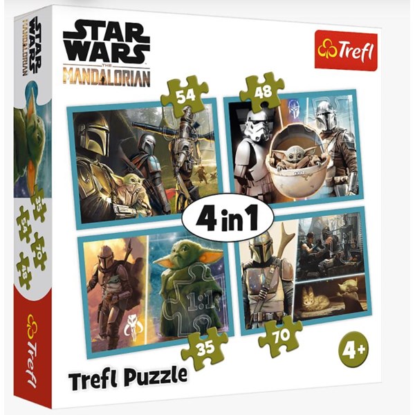 Trefl (34377) - "The Mandalorian and his World" - 35 48 54 70 pezzi