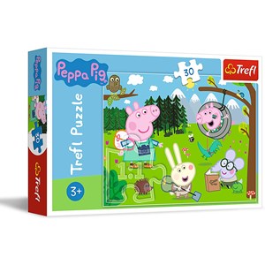 Trefl (18245) - "Peppa Pig, Forest Expedition" - 30 pezzi