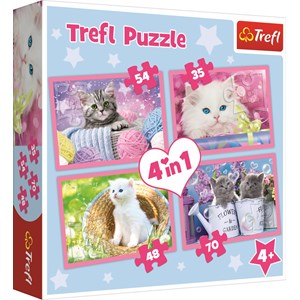 Trefl (34330) - "Kittens" - 35 48 54 70 pezzi