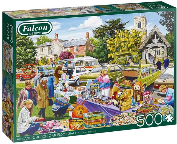 Falcon (11301) - Trevor Mitchell: "Village Church Car Boot Sale" - 500 pezzi